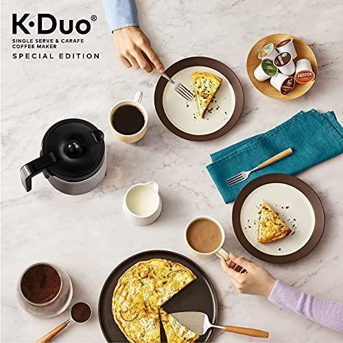 2026 2025 Keurig K-Duo Édition Spéciale – Machine à Café Tasse & Carafe, Finition Argentée, Brassage Fort, Édition Limitée