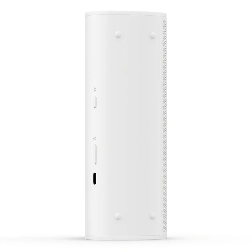 2026 2025 Sonos Roam 2 – Enceinte Portable Bluetooth Blanche, Étanche IP67, Batterie 10 Heures, Wi-Fi et Bluetooth, Son Puissant et Polyvalent