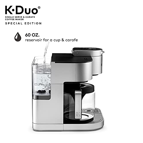 2026 2025 Keurig K-Duo Édition Spéciale – Machine à Café Tasse & Carafe, Finition Argentée, Brassage Fort, Édition Limitée