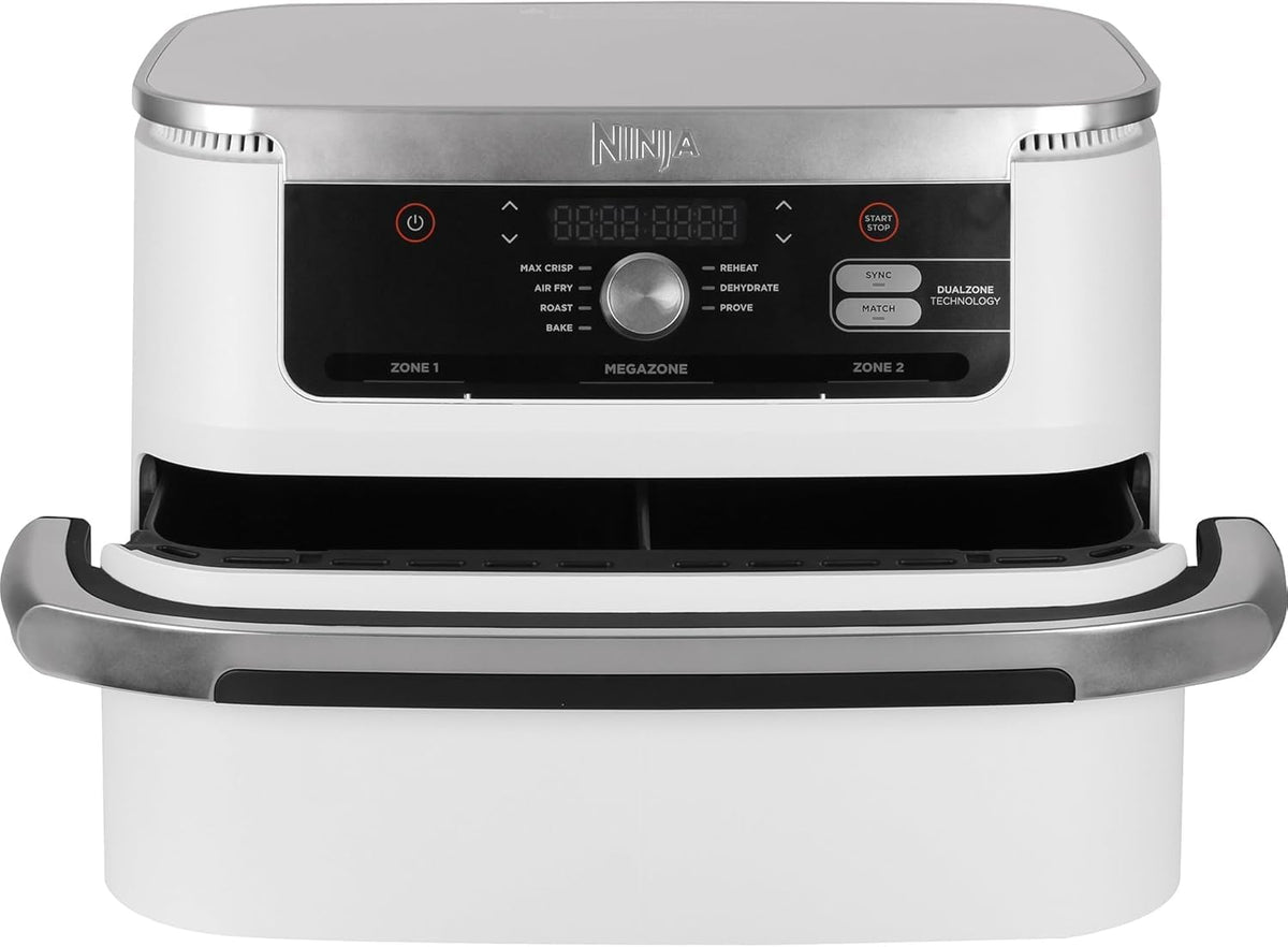 2026 2025 NINJA Foodi AF500EU – Friteuse à Air Chaud FlexDrawer 10,4 L, Double Zone avec Séparateur Amovible, 7 Fonctions de Cuisson – Édition Limitée Haute Performance