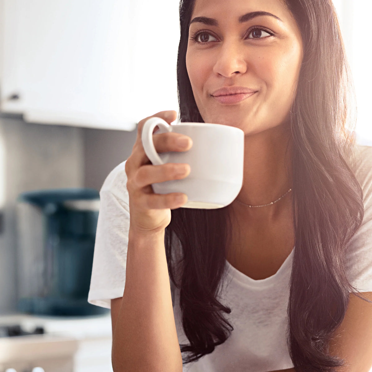 2026 2025 Keurig K-Select Machine à Café à Dosettes K-Cup à Usage Unique, Édition Matte White – Infuseur Simple, Fonction Strong Brew et Réservoir 52 oz