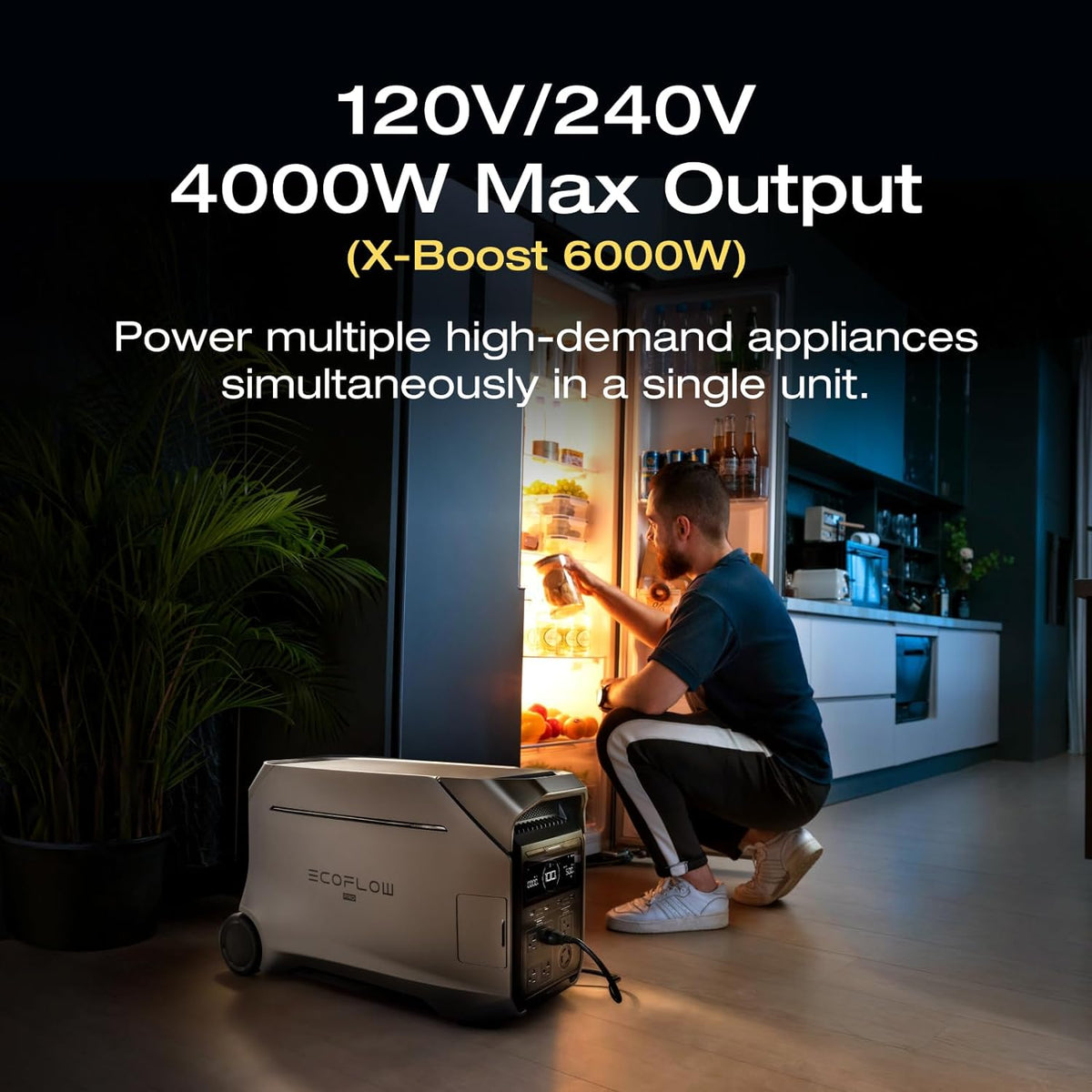 2026 2025 EF ECOFLOW DELTA Pro 3 Station d’Énergie Portable, Batterie LFP 4096Wh