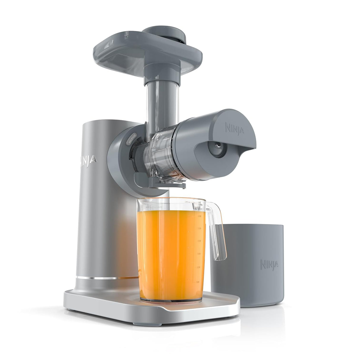 2026 2025 Ninja NeverClog Extracteur à Froid, Puissant, Contrôle Total de la Pulpe, Sur Plan de Travail, Électrique, 2 Fonctions de Pulpe, Compatible Lave-Vaisselle, 2ème Génération, JC151