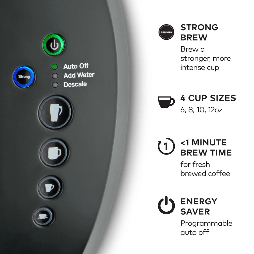 2026 2025 Keurig K-Select Machine à Café à Dosettes K-Cup à Usage Unique, Édition Matte White – Infuseur Simple, Fonction Strong Brew et Réservoir 52 oz