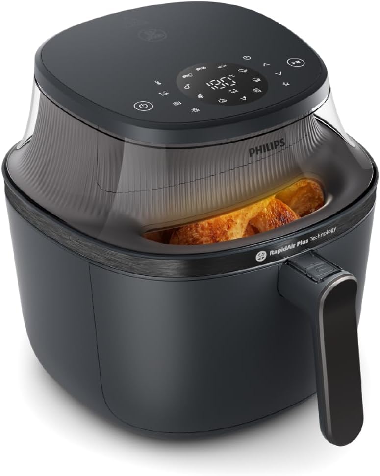 2026 2025 Friteuse à air Philips série 3000 7,2 L, fenêtre de cuisson, friteuse 16 en 1