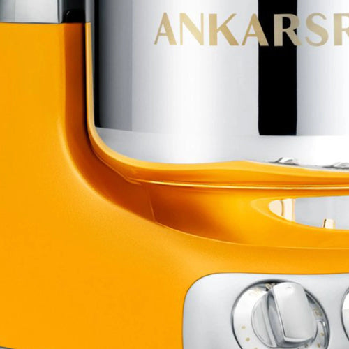 2026 2025 Ankarsrum Assistent Original 6230 Küchenmaschine – Retro-Design, 1500W, 7L Edelstahl, 16 Zubehörteile, 7 Jahre Garantie, Sunbeam Yellow