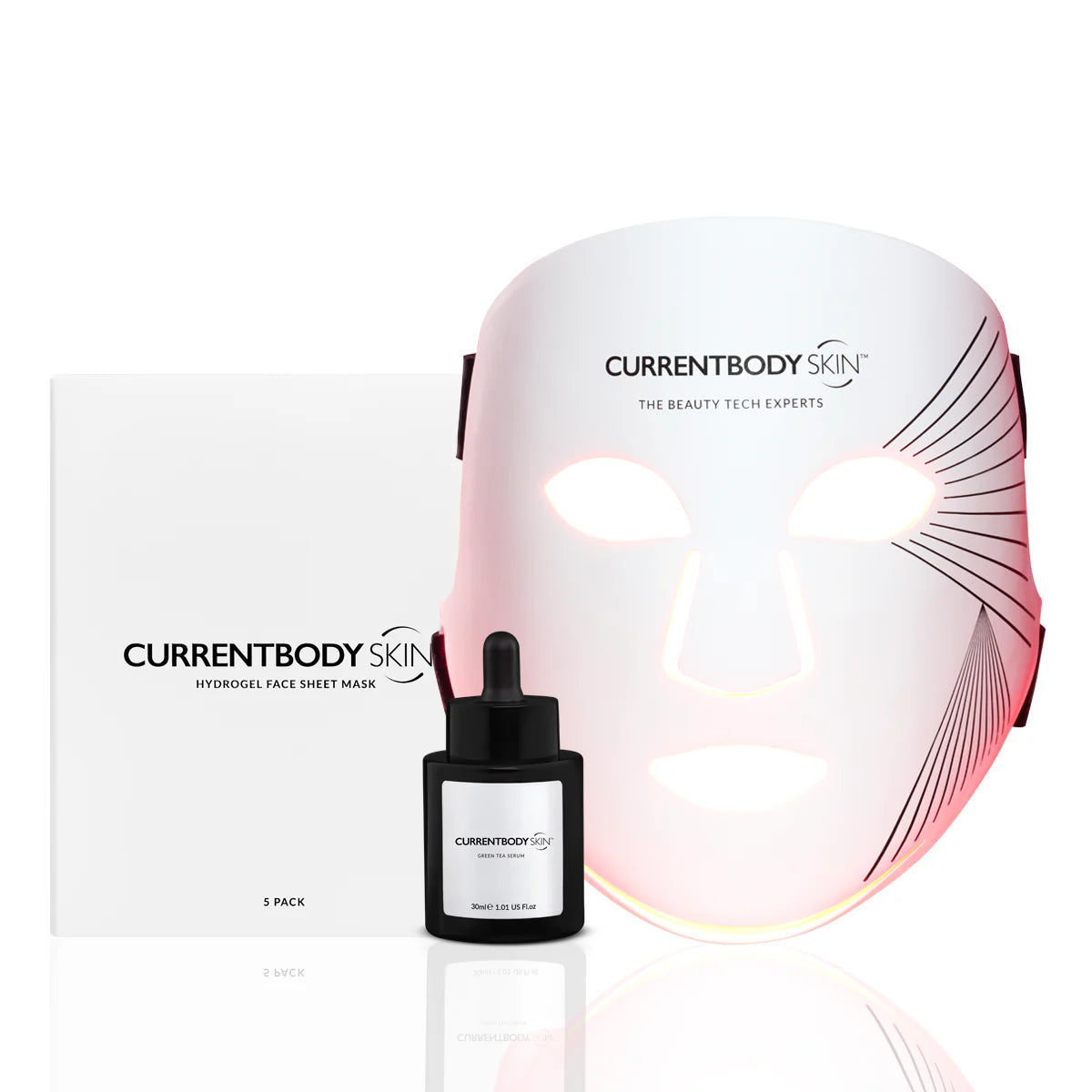 2026 2025 CurrentBody Skin LED Red – Masque Visage Anti-Âge Rouge & Infrarouge 2 Longueurs d’Onde – Édition Limitée