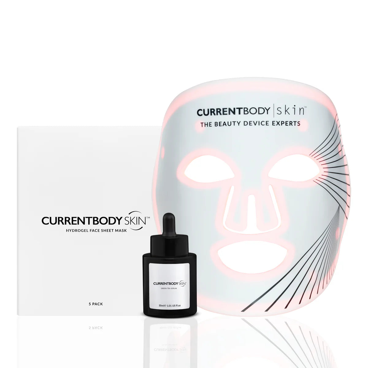 2026 2025 CurrentBody Skin LED Red – Masque Visage Anti-Âge Rouge & Infrarouge 2 Longueurs d’Onde – Édition Limitée