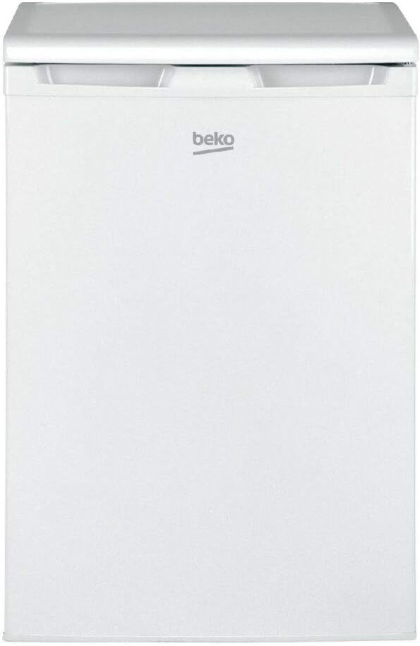 2026 Beko TSE1284N Réfrigérateur table top - Volume total 114L : 101L (Réfrigération) + 13L (Congélation), Compartiment congélation 4 étoiles, MinFrost, Charnière de porte réversible, blanc