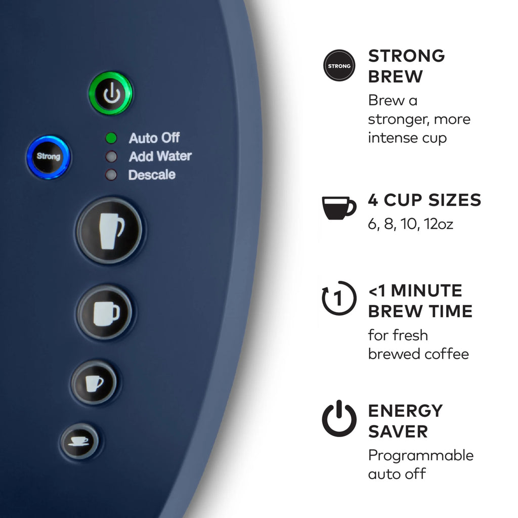 2026 2025 Keurig K-Select Machine à Café à Dosettes K-Cup à Usage Unique, Édition Matte White – Infuseur Simple, Fonction Strong Brew et Réservoir 52 oz