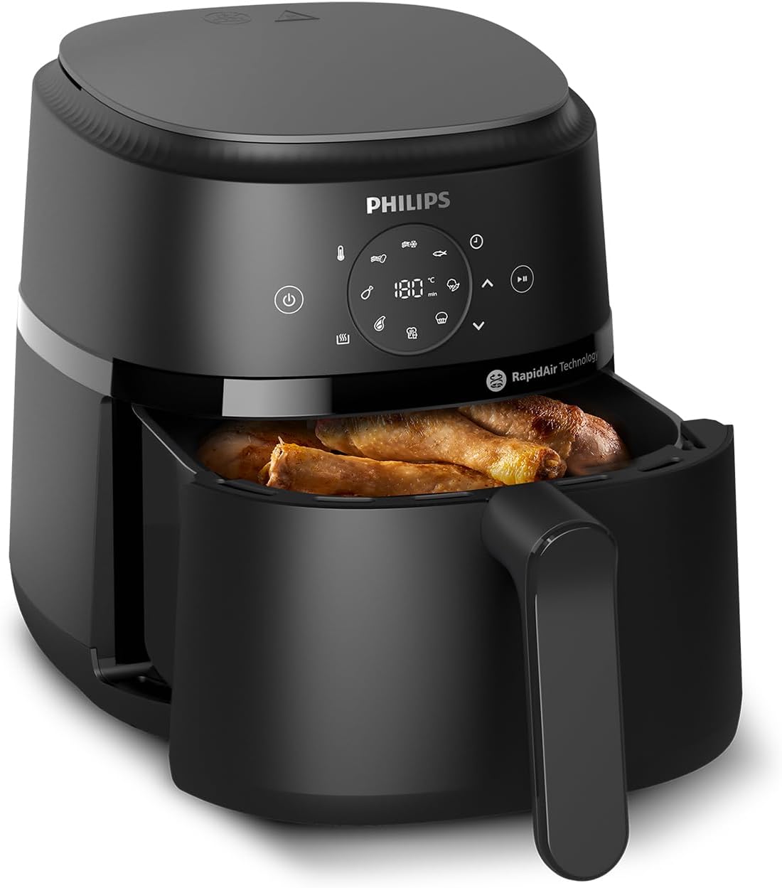 2026 2025 Friteuse à air Philips série 3000 7,2 L, fenêtre de cuisson, friteuse 16 en 1