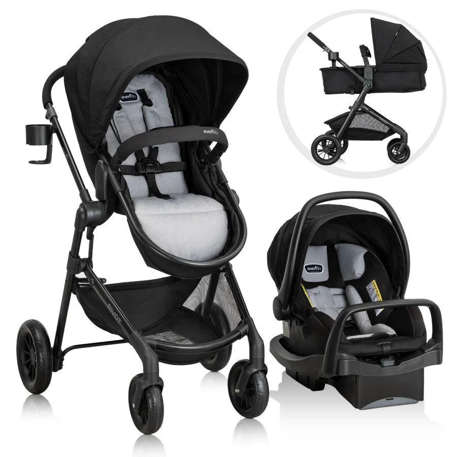 2026 2025 Système de voyage modulaire Pivot avec siège auto LiteMax et barre anti-rebond