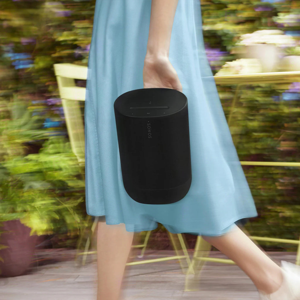 2026 2025 Pack Portable Sonos – Move 2 et Roam 2 (Noir) : Enceintes Portables Wi-Fi et Bluetooth, Étanches, Autonomie Longue Durée, Son Stéréo Puissant