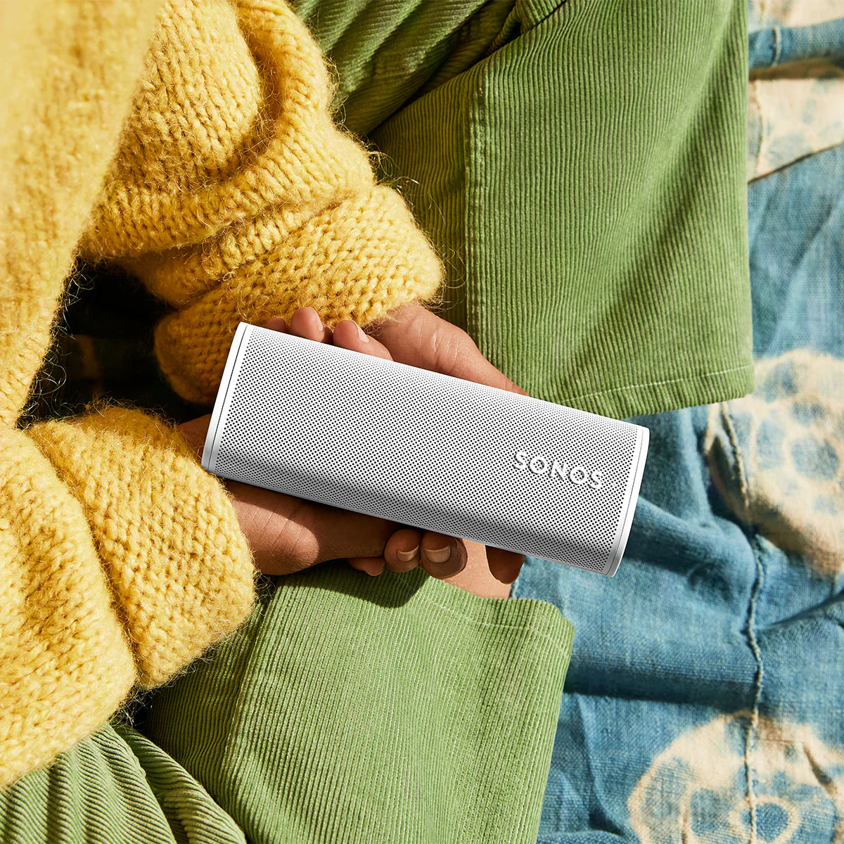 2026 2025 Enceinte Bluetooth Portable Étanche Sonos Roam 2 – Paire (Blanc) : Son Puissant et Clair Partout, Wi-Fi et Bluetooth, Autonomie Longue Durée