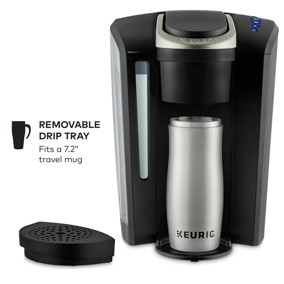 2026 2025 Keurig K-Select Machine à Café à Dosettes K-Cup à Usage Unique, Édition Matte White – Infuseur Simple, Fonction Strong Brew et Réservoir 52 oz