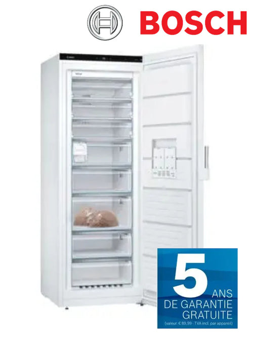 2026 2025 Bosch GSN58EWCV – Congélateur Armoire NoFrost 366L, SuperSurgélation, Édition Limitée