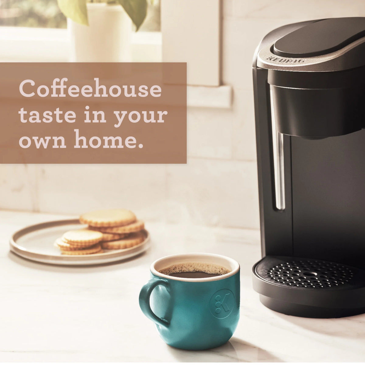 2026 2025 Keurig K-Select Machine à Café à Dosettes K-Cup à Usage Unique, Édition Matte White – Infuseur Simple, Fonction Strong Brew et Réservoir 52 oz