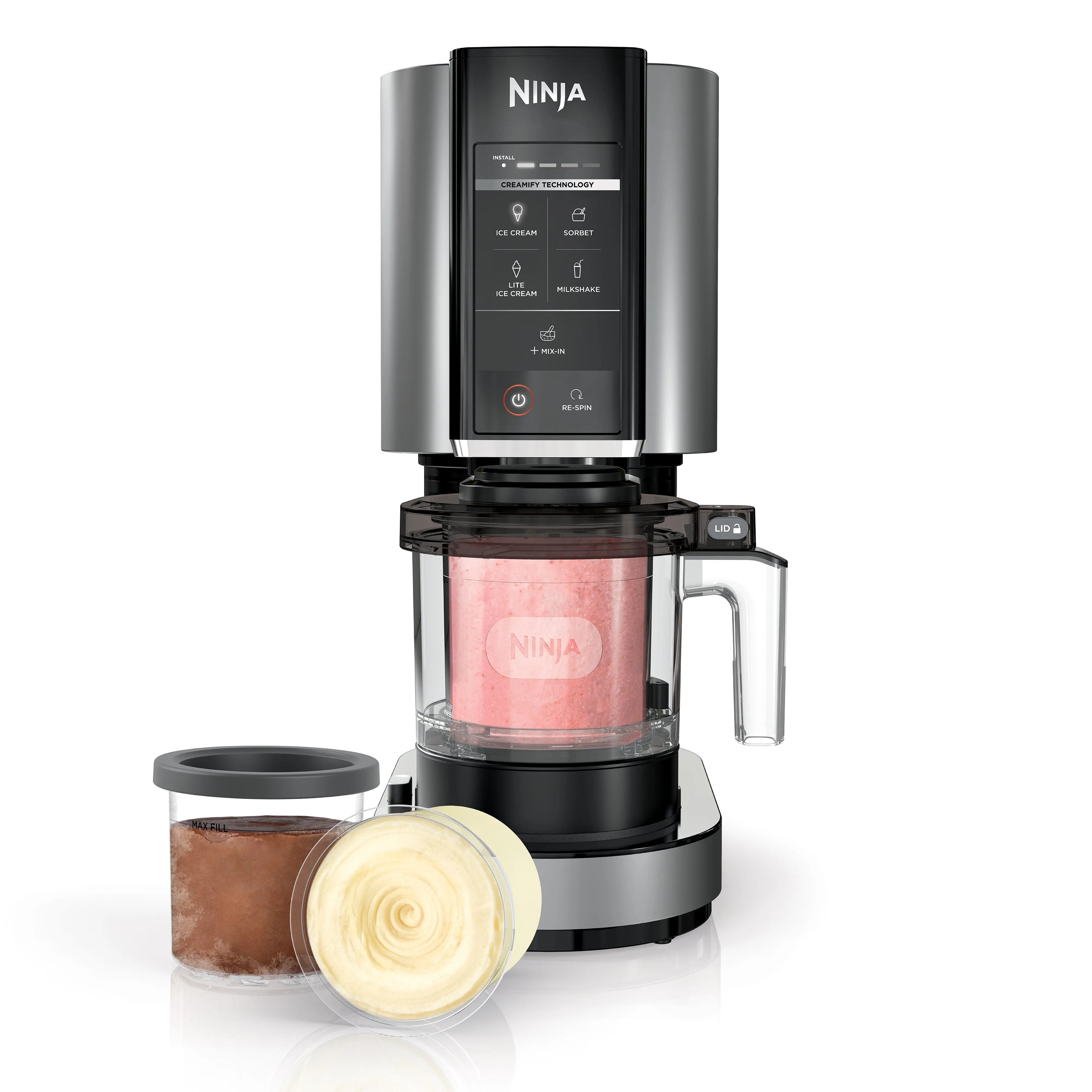 2026 2025 Ninja Creami NC300EU – Machine à Glaces Multi-Programmes 6 Fonctions, 1,4L, 3 Bols Inclus, Édition Limitée